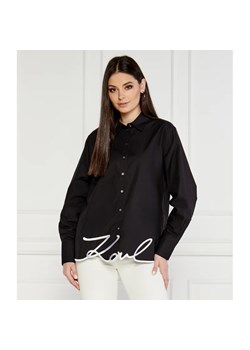 Karl Lagerfeld Koszula karl hem signature shirt | Regular Fit ze sklepu Gomez Fashion Store w kategorii Koszule damskie - zdjęcie 172431301