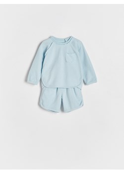 Reserved - Bawełniany komplet - niebieski ze sklepu Reserved w kategorii Komplety niemowlęce - zdjęcie 172432364