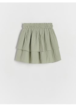 Reserved - Muślinowa spódnica - oliwkowy ze sklepu Reserved w kategorii Spódnice dziewczęce - zdjęcie 172432610