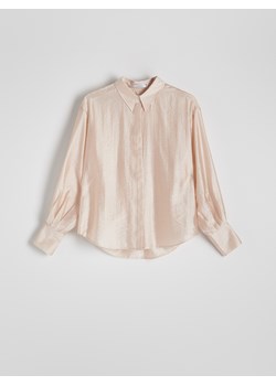 Reserved - Koszula z lyocellu - pastelowy róż ze sklepu Reserved w kategorii Koszule damskie - zdjęcie 172432683