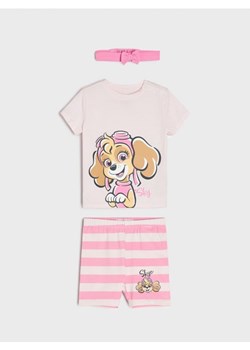 Sinsay - Komplet: koszulka i szorty Psi Patrol - różowy ze sklepu Sinsay w kategorii Komplety niemowlęce - zdjęcie 172433290