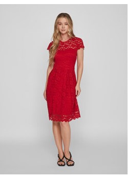 Vila Sukienka koktajlowa Kalila 14067460 Czerwony Regular Fit ze sklepu MODIVO w kategorii Sukienki - zdjęcie 172434110