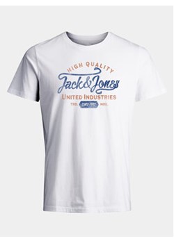 Jack&Jones T-Shirt Jprblulouie 12259674 Biały Regular Fit ze sklepu MODIVO w kategorii T-shirty męskie - zdjęcie 172434164