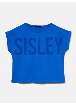 Sisley Koszulka w kolorze niebieskim ze sklepu Limango Polska w kategorii Bluzki dziewczęce - zdjęcie 172436073