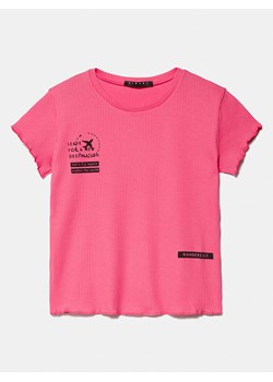 Sisley Koszulka w kolorze różowym ze sklepu Limango Polska w kategorii Bluzki dziewczęce - zdjęcie 172436123