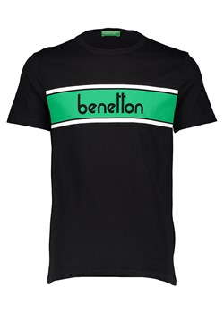 Benetton Koszulka w kolorze czarno-zielonym ze sklepu Limango Polska w kategorii T-shirty męskie - zdjęcie 172436343