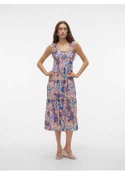 Vero Moda Sukienka w kolorze kremowo-niebieskim ze sklepu Limango Polska w kategorii Sukienki - zdjęcie 172436640