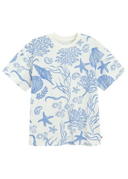 COOL CLUB Koszulka w kolorze błękitno-kremowym ze sklepu Limango Polska w kategorii T-shirty chłopięce - zdjęcie 172436812