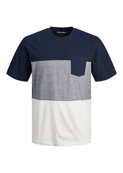 Jack &amp; Jones Koszulka w kolorze granatowo-białym ze sklepu Limango Polska w kategorii T-shirty męskie - zdjęcie 172436864