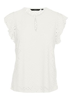Vero Moda Koszulka &quot;Tassa&quot; w kolorze białym ze sklepu Limango Polska w kategorii Bluzki damskie - zdjęcie 172436952