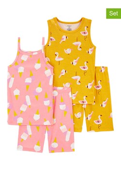 carter&apos;s Piżamy (2 szt.) w kolorze jasnoróżowo-żółtym ze sklepu Limango Polska w kategorii Piżamy dziecięce - zdjęcie 172437143