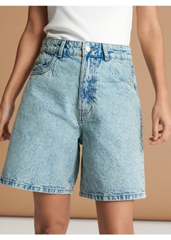 Sinsay - Szorty jeansowe - turkusowy ze sklepu Sinsay w kategorii Szorty - zdjęcie 172438033