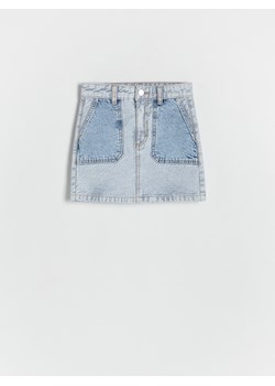Reserved - Jeansowa spódnica - niebieski ze sklepu Reserved w kategorii Spódnice dziewczęce - zdjęcie 172438324