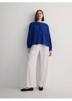 Reserved - Koszula z bawełny - niebieski ze sklepu Reserved w kategorii Koszule damskie - zdjęcie 172440152