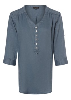 Franco Callegari Lniana bluzka damska Kobiety len indygo jednolity ze sklepu vangraaf w kategorii Bluzki damskie - zdjęcie 172440600