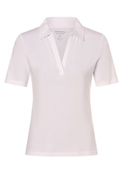 brookshire Damska koszulka polo Kobiety Dżersej biały jednolity ze sklepu vangraaf w kategorii Bluzki damskie - zdjęcie 172440621