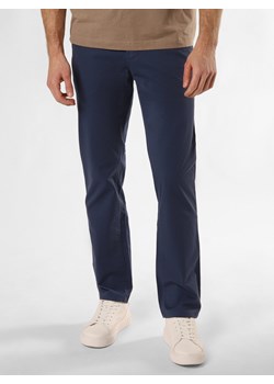 Nils Sundström Spodnie Mężczyźni Bawełna indygo jednolity ze sklepu vangraaf w kategorii Spodnie męskie - zdjęcie 172440683