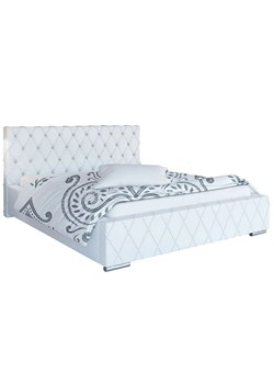 Podwójne łóżko tapicerowane 180x200 Loban 2X - 36 kolorów ze sklepu Edinos.pl w kategorii Łóżka i materace - zdjęcie 172440854