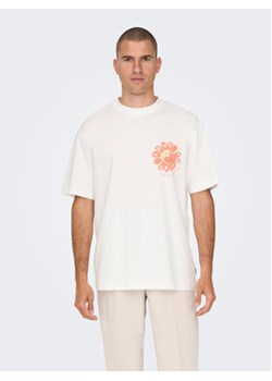 Only & Sons T-Shirt 22025281 Biały Relaxed Fit ze sklepu MODIVO w kategorii T-shirty męskie - zdjęcie 172442503
