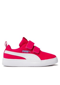 Puma Sneakersy Courtflex V2 Mesh V Ps 371758 11 Różowy ze sklepu MODIVO w kategorii Trampki dziecięce - zdjęcie 172442592