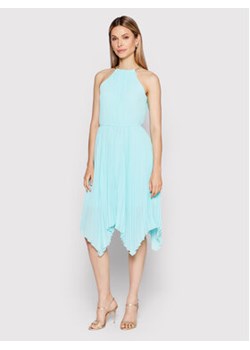 Rinascimento Sukienka koktajlowa CFC0109265003 Niebieski Regular Fit ze sklepu MODIVO w kategorii Sukienki - zdjęcie 172442852