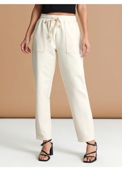 Sinsay - Spodnie - kremowy ze sklepu Sinsay w kategorii Spodnie damskie - zdjęcie 172445101