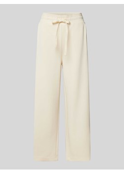 Spodnie dresowe z szeroką nogawką i tunelem model ‘Banu’ ze sklepu Peek&Cloppenburg  w kategorii Spodnie damskie - zdjęcie 172447103