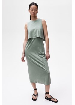 H & M - MAMA Sukienka Before & After - Zielony ze sklepu H&M w kategorii Sukienki ciążowe - zdjęcie 172447272