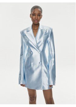 ROTATE Sukienka koktajlowa Shiny 1122181785 Błękitny Regular Fit ze sklepu MODIVO w kategorii Sukienki - zdjęcie 172447650
