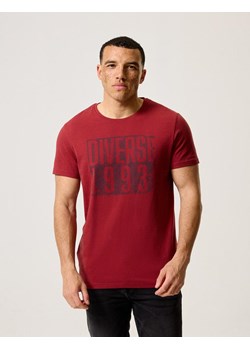 Koszulka LAIRD VIII Czerwony Melanż M ze sklepu Diverse w kategorii T-shirty męskie - zdjęcie 172448062