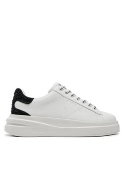 Guess Sneakersy FLTELB LEA12 Biały ze sklepu MODIVO w kategorii Buty sportowe damskie - zdjęcie 172449694