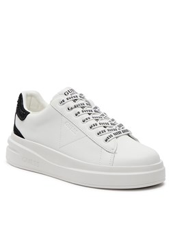 Sneakersy Guess FLTELB LEA12 Biały ze sklepu eobuwie.pl w kategorii Buty sportowe damskie - zdjęcie 172450472