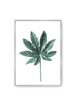Plakat Leaf  Emerald Green ze sklepu dekoria.pl w kategorii Obrazy - zdjęcie 172474160