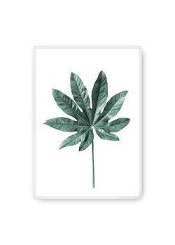 Plakat Leaf  Emerald Green ze sklepu dekoria.pl w kategorii Obrazy - zdjęcie 172474162