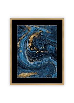 Obraz Abstract Blue&Gold I 40 x 50cm ze sklepu dekoria.pl w kategorii Obrazy - zdjęcie 172474283