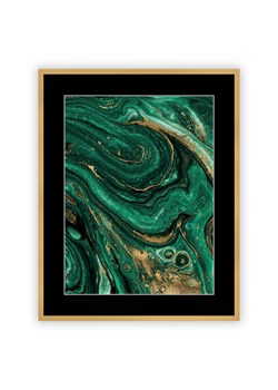 Obraz Abstract Green&Gold II 40 x 50 cm ze sklepu dekoria.pl w kategorii Obrazy - zdjęcie 172474294