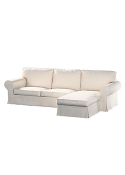Pokrowiec na sofę Ektorp 2-osobową i leżankę ze sklepu dekoria.pl w kategorii Pokrowce na kanapy i fotele - zdjęcie 172480660