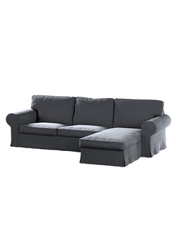 Pokrowiec na sofę Ektorp 2-osobową i leżankę ze sklepu dekoria.pl w kategorii Pokrowce na kanapy i fotele - zdjęcie 172480723