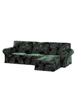 Pokrowiec na sofę Ektorp 2-osobową i leżankę ze sklepu dekoria.pl w kategorii Pokrowce na kanapy i fotele - zdjęcie 172480732