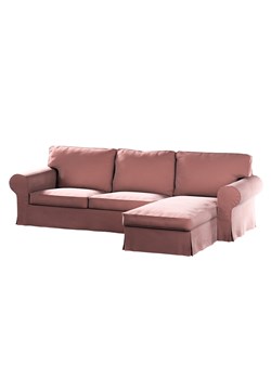 Pokrowiec na sofę Ektorp 2-osobową i leżankę ze sklepu dekoria.pl w kategorii Pokrowce na kanapy i fotele - zdjęcie 172480750