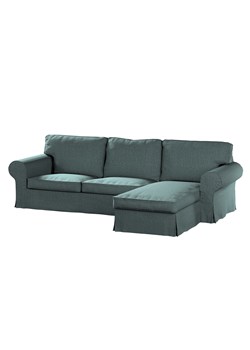 Pokrowiec na sofę Ektorp 2-osobową i leżankę ze sklepu dekoria.pl w kategorii Pokrowce na kanapy i fotele - zdjęcie 172480831