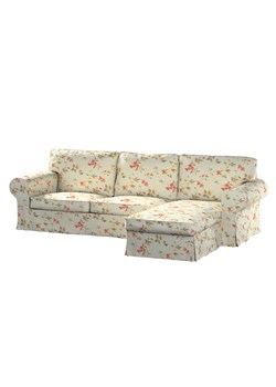 Pokrowiec na sofę Ektorp 2-osobową i leżankę ze sklepu dekoria.pl w kategorii Pokrowce na kanapy i fotele - zdjęcie 172480891