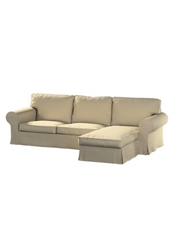 Pokrowiec na sofę Ektorp 2-osobową i leżankę ze sklepu dekoria.pl w kategorii Pokrowce na kanapy i fotele - zdjęcie 172480912