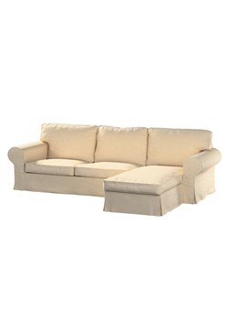 Pokrowiec na sofę Ektorp 2-osobową i leżankę ze sklepu dekoria.pl w kategorii Pokrowce na kanapy i fotele - zdjęcie 172480954