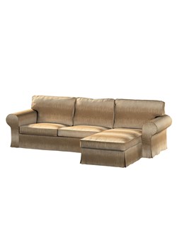 Pokrowiec na sofę Ektorp 2-osobową i leżankę ze sklepu dekoria.pl w kategorii Pokrowce na kanapy i fotele - zdjęcie 172480963