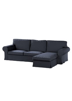 Pokrowiec na sofę Ektorp 2-osobową i leżankę ze sklepu dekoria.pl w kategorii Pokrowce na kanapy i fotele - zdjęcie 172481002