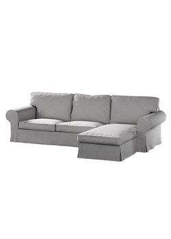 Pokrowiec na sofę Ektorp 2-osobową i leżankę ze sklepu dekoria.pl w kategorii Pokrowce na kanapy i fotele - zdjęcie 172481041