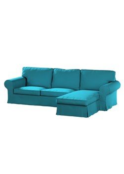 Pokrowiec na sofę Ektorp 2-osobową i leżankę ze sklepu dekoria.pl w kategorii Pokrowce na kanapy i fotele - zdjęcie 172481044