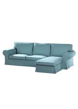 Pokrowiec na sofę Ektorp 2-osobową i leżankę ze sklepu dekoria.pl w kategorii Pokrowce na kanapy i fotele - zdjęcie 172481062