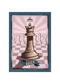 Obraz na płótnie Vintage Chess II ze sklepu dekoria.pl w kategorii Obrazy - zdjęcie 172482270